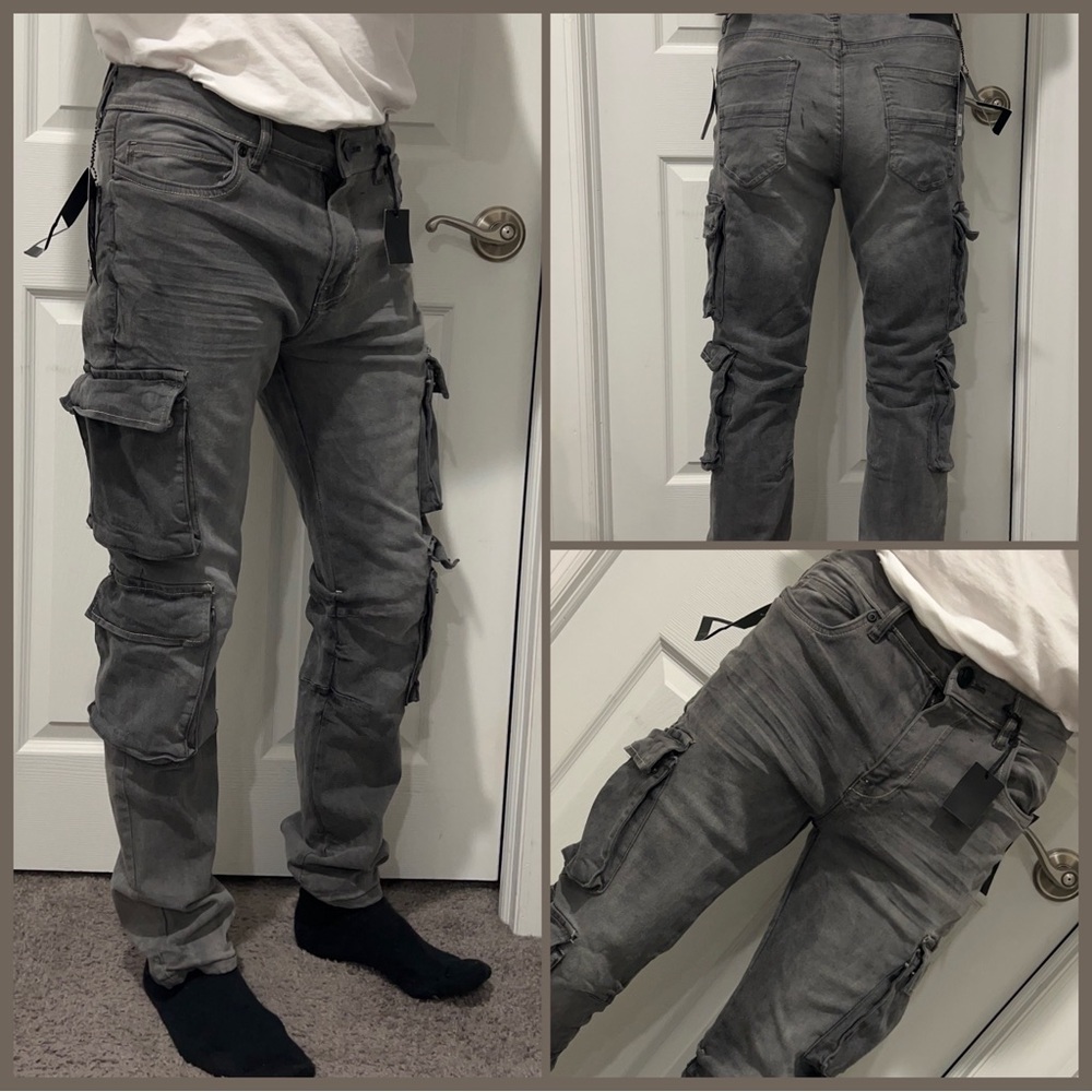 XR X-Ray Men's Gray Cargo Pants Size 30x30 NEW